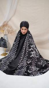 Mukena Dewasa Silky 2in1 Daily Premium Printing Motif Mewah
