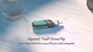 Sandisk iXpand Flash Drive Flip ~ 128GB (SDIX90N)