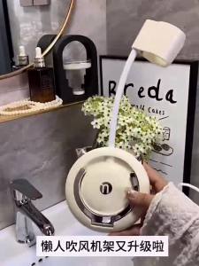 ที่วางไดร์เป่าผม ที่แขวนไดร์เป่าผม ที่เก็บไดร์เป่าผม ไม่ต้องเจาะผนัง สําหรับจัดระเบียบเครื่องเป่าผม วัสดุคุณภาพสูง