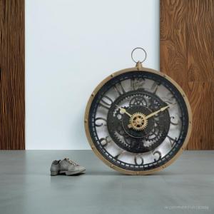 เรซิ่นสไตล์ยุโรปนาฬิกาแขวนกันน้ำ Creative ตกแต่งบ้านสวนกลางแจ้งแฟชั่นห้องนั่งเล่นโรงแรม B&B นาฬิกา