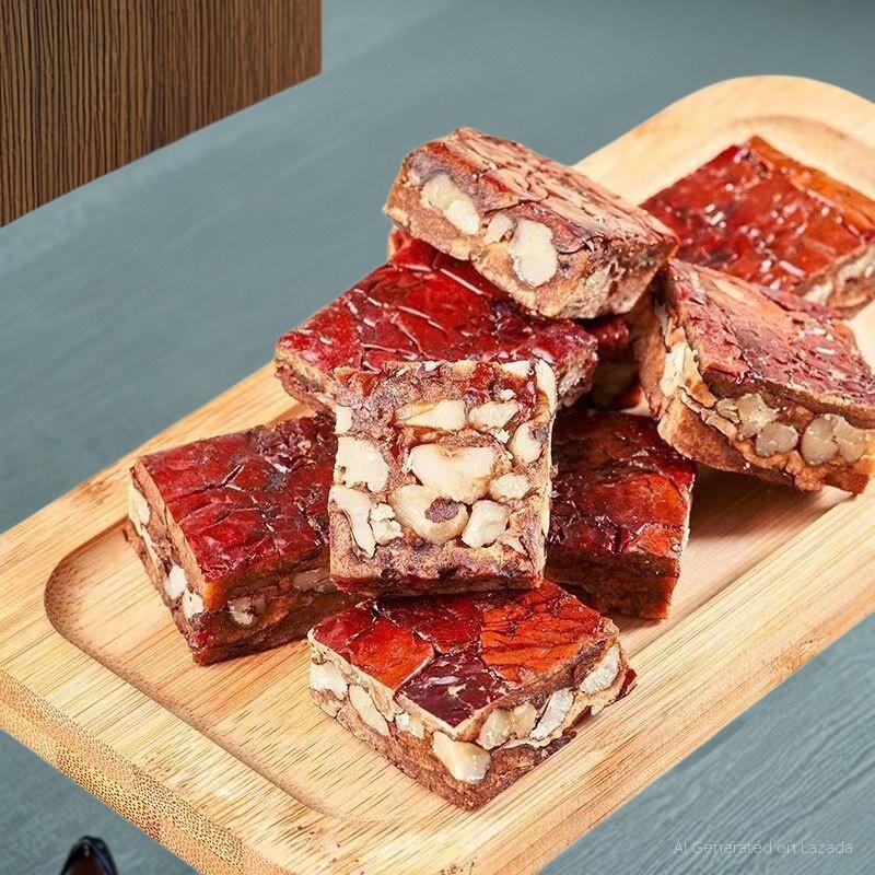 500g Bánh Táo Đỏ Óc Chó Túi - Đặc Sản Tân Cương