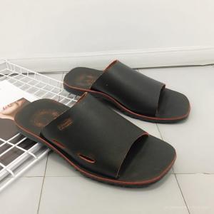 sandal slop kulit pria dewasa full kulit sandal kulit pria terlaris slop kulit terbaru