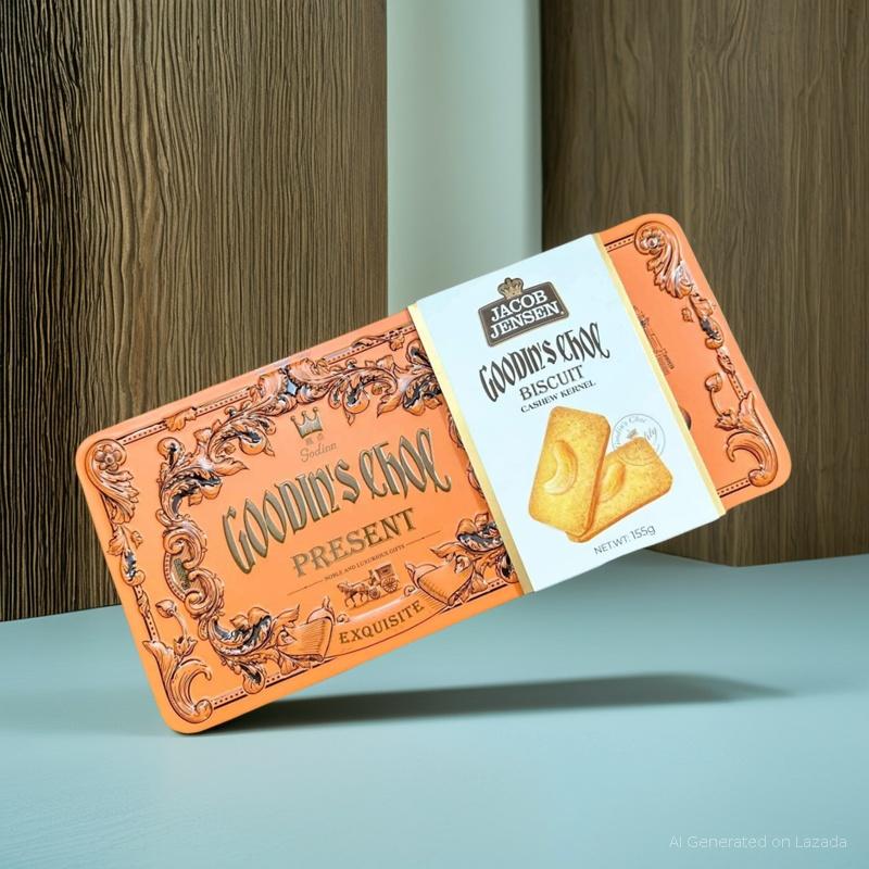 Bánh quy hạt điều Jacob Jensen Goodins Choc 155gr