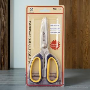 ( kéo H4) Kéo Inox Đa Năng Cán Nhựa Dụng Cụ Nhà Bếp Cắt Thực Phẩm Cao Cấp Siêu Bền