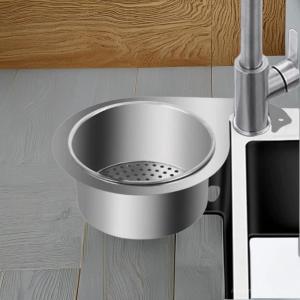 PVN73867 Giỏ Đựng Rác Bồn Rửa Chén Treo Vòi Nước Thiên Nga Inox 201 Lọc Rác Thoát Nước Nhanh