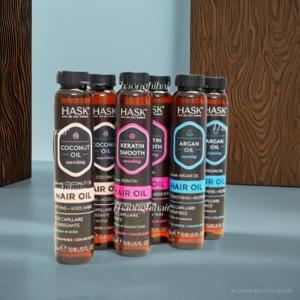 HASK OIL - Dầu dưỡng thân tóc bóng mượt chắc khoẻ mềm mướt KERATIN VÀ ARGAN