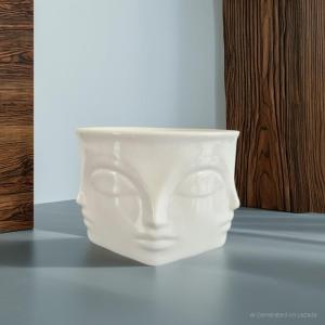 Jonathan Adler porcelain bowl with faces