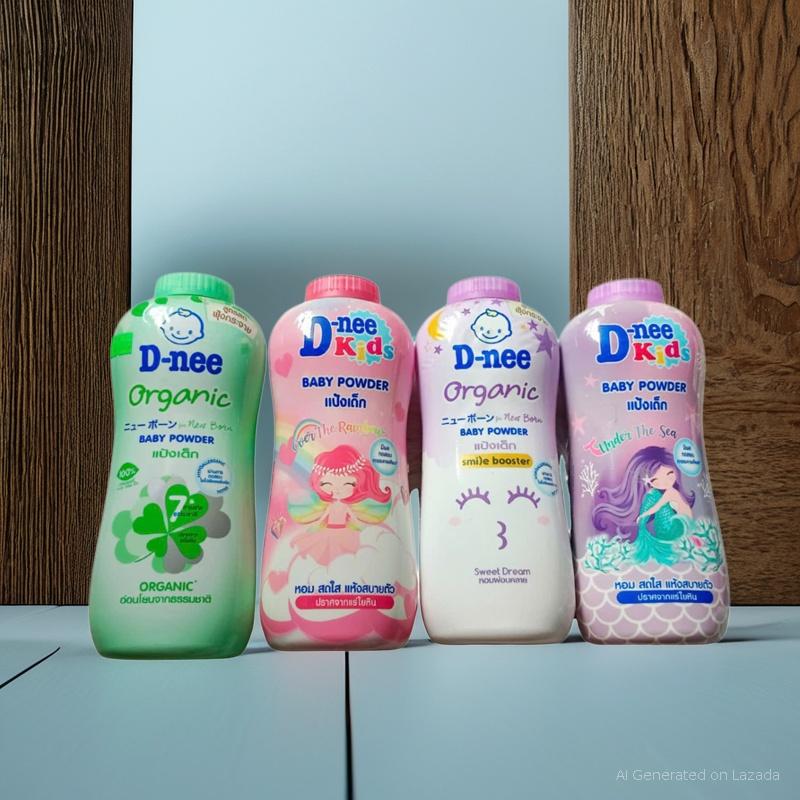 Phấn rôm D-nee nội địa Thái 300g – Mịn thơm, khô thoáng, dịu nhẹ cho cả bé và người lớn