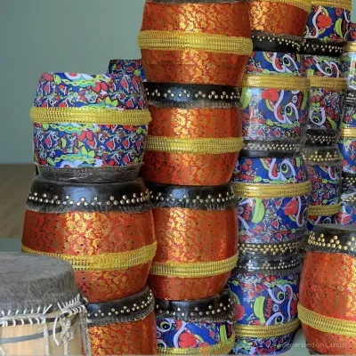 Trống Múa Lân Da Trâu 50cm Giá Rẻ Tận Xưởng Âm Thanh Vang Mạnh Tặng Dùi Cho Múa Lân Trung Thu.