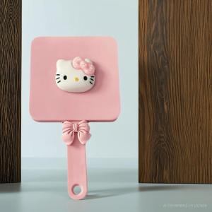 Combo Gương Lược Hello Kitty 2 Món | Gương Mini Makeup Kèm Lược Chải Tóc Cute Phụ Kiện Nữ