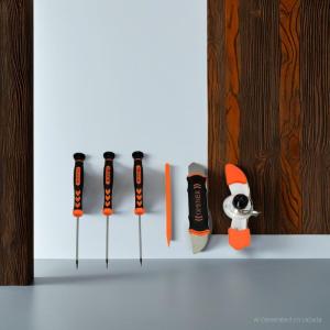 Set Alat Pembuka Fleksibel Dua Hujung - Spudger Pembuka Logam Batang Pengungkit Nipis Alat Pengungkit Butang Kuasa - Kit Pembaikan untuk Telefon dan Tablet