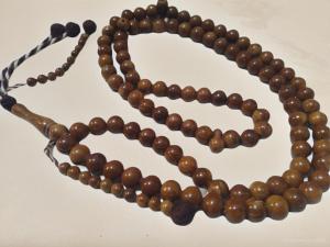 Tasbih Koka Coklat 10mm original Mesir (Kokka Wood Beads)