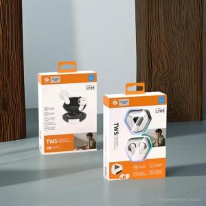 New TWS Bluetooth 5.3 Wireless Earbuds with Built-in Mic Volume Control and Charging Case