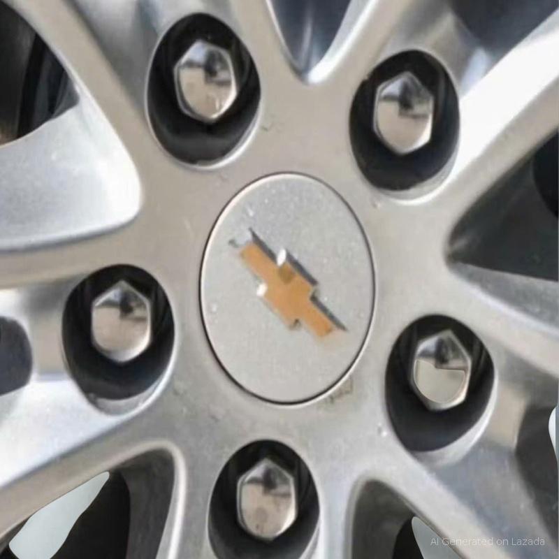 Huy hiệu logo Chevrolet chính hãng cho xe ô tô - Phụ kiện ngoài ô tô cao cấpLogo chụp mâm, ốp lazang bánh xe ô tô Chevrolet đường kính 53mm, chất liệu hợp kim nhôm và nhựa ABS, mã hàng CRZ53