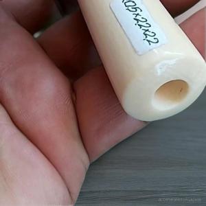 pipa gg lokal panjang 20cm dim dua lebih model pucuk lengkung mulus