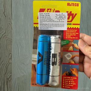Keo AB Dạng Nắn Epoputty Indonesia 100g Keo Nhồi Dán Lỗ Dò Lủng Chất Đất Sét Tự Khô Siêu Cứng Chịu Nước Dụng Cụ Cầm Tay Nam
