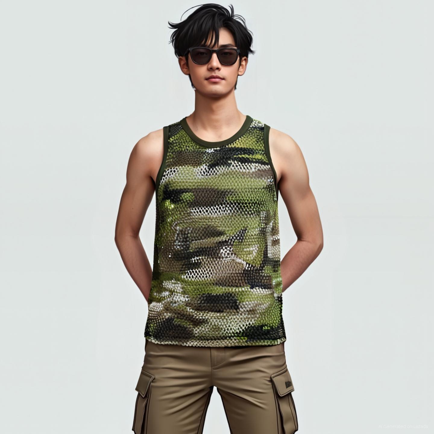 {HCM}_HÀNG MỚI VỀ_ Áo Lưới Nam Rằn Ri, Áo Lưới Không Tay, Áo Lưới Lính_THUỶ TIÊN SHOP