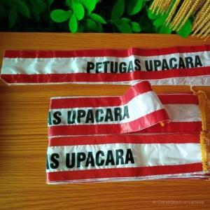 selempang petugas upacara (ada tulisan dan polos)