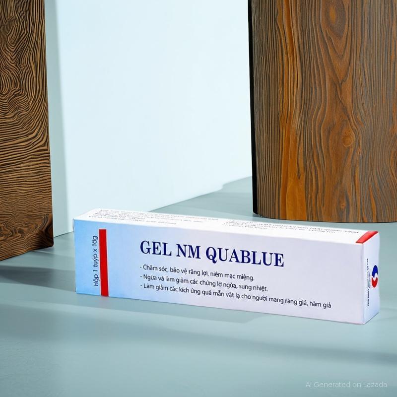 Gel Nm Quablue 10g | Gel Bôi Nhiệt Miệng, Lở Miệng, Viêm Lợi | Chăm Sóc Răng Lợi, Niêm Mạc Miệng Hằng Ngày