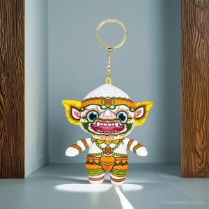 HOLEN Ramakien Buddy Keychain - HANUMAN (พวงกุญแจรามเกียรติ์ หนุมาน)