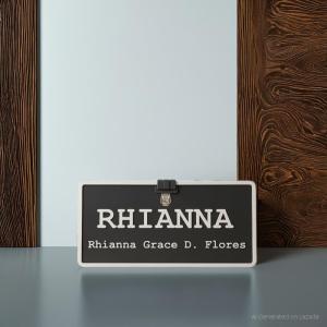 3D Printed name Plate - Heavy Duty Name plate for Students