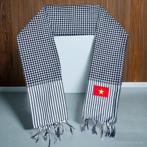 Combo Sỉ 10 Khăn Rằn Thêu Cờ Việt Nam – Khổ 165x60cm – Dành Cho Đoàn Đội Phượt Thủ