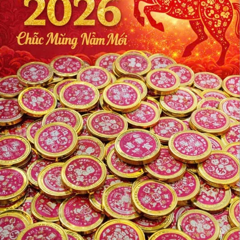 250g New Year Chocolate Candy for Children, Expiration Date 12 Months, Shop Always Updates New Products Continuously for the New Year