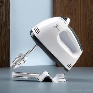 Mixer Elektrik Multifungsi 7 Kecepatan dengan Pengaturan Kecepatan Otomatis dan Pengaturan Rasio - Warna Putih