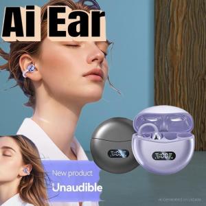 AI Translator Open Ear Clip Headphones Wireless Earbuds Bluetooth 5.4 Sports Earphones