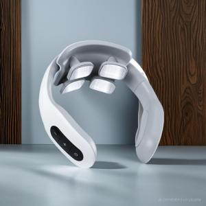 Máy massage cổ 4D giảm đau vùng cổ vai gáy giúp ngủ ngon dụng cụ mát xa cổ massage hồng ngoại thông minh máy massage cổ xung điện EMS