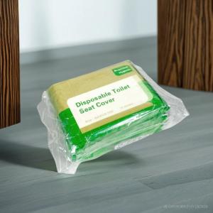 Cover Alas Pelapis Toilet Duduk Travel Sekali Pakai Untuk Di Toilet Umum Anti Slip Waterproof - Putih