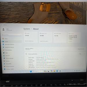 Lenovo T14 10th Gen Core i5 8/256 Win 10 Pro MS Office Pre loaded rarely used Discounted item so no voucher pls