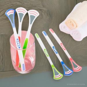 Alat Pembersih Lidah Sikat Lidah 2in1 tongue cleaners Bersihkan Kotoran Mulut