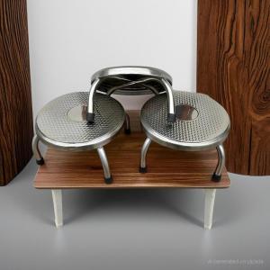 Ghế inox thấp đa năngghế ngồi xổm nhặt rau tiện lợi chắc chắn