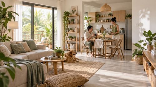 How to Arrange Living Room Furniture in a Rectangular HDB Flat