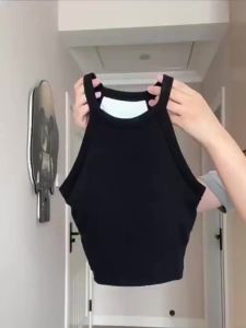 Padded Strapless Backless Cami Top Women Moisture Wicking Viscose and Polyurethane Elastic Fiber Crop Top for Travel Yoga Casual Outings 25-29 Years Old