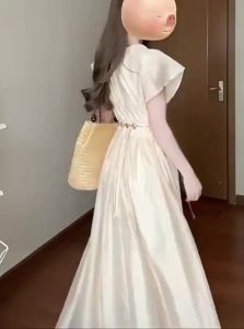 SENWA | Fly-Sleeve Summer Long Dress