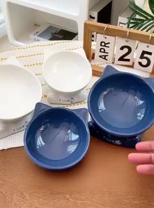 hipidog | Ceramic Large-Mouth High-Footed Bowl for Pets