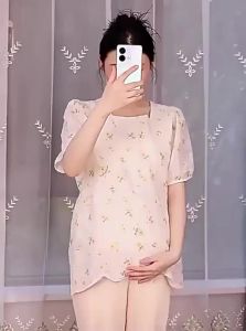 MIAOLIYAO | Thin Wide Belted Plus Size Maternity Shorts Summer Casual Slimming
