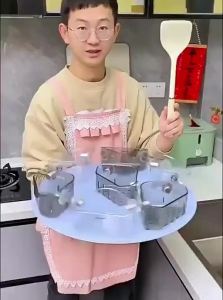 NIGESI | Suction Cup Sink Organizer Dish Sponge Storage