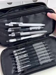 deli | Large Capacity Multi-layer Waterproof & Stain-resistant Pencil Case