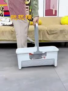 JOYBOS | Plastic Rectangular Mop Bucket for Flat Sponge and Cloth Mop