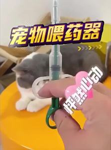 7o | Dual-Use Pet Medicine Feeder for Cats and Dogs