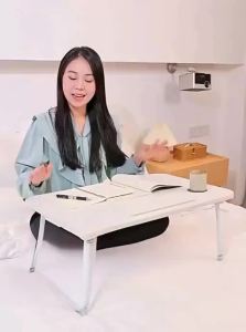 AOBIXIONG | Folding Desk Bed Table Book And Laptop Stand