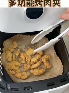 XIANGYOUYOU | Silicone & Stainless Steel Food Tongs for Grilling and Pan-frying