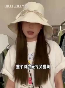 BILLI ZILLY | Mũ Andai Rộng Hơi Thở Nhanh Khô Có Nơ Ngọt Ngào cho Phụ Nữ