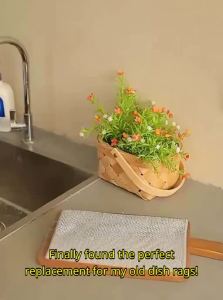 GRACE | Steel Wire Kitchen Sponge Scrubber Thick and Wear-resistant Metal Wire