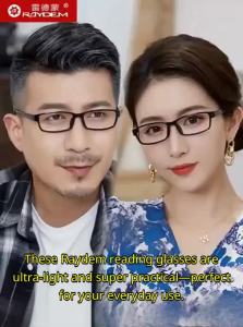 Raydem | Ultra-light HD Reading Glasses Square