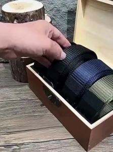 rosekey | Automatic Buckle Canvas Tactical Work Casual Belt