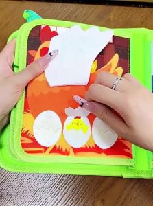 LOOM LUXE | Montessori Baby Educational Busy Book 0-1 Years